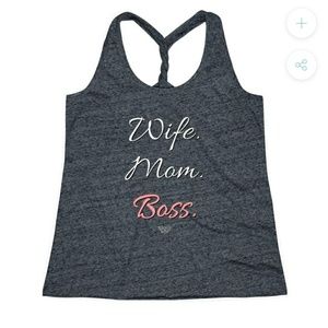 WIFE, MOM, BOSS - WOMEN'S TWIST TANK